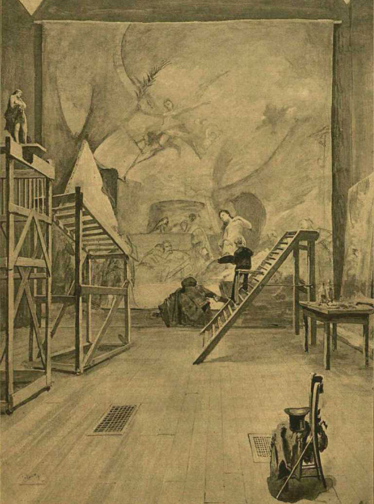 neuilly i műterme 1890 ben